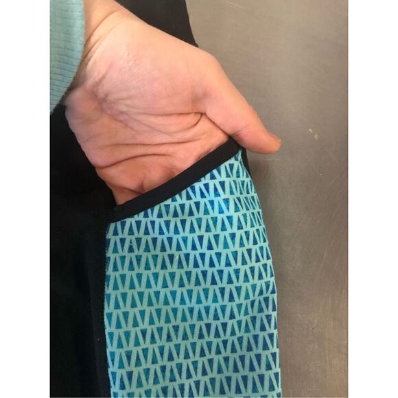 Kerrits Juniors Black and Blue Workout Activewear Horseback Riding Pants Size M - Picture 5 of 9